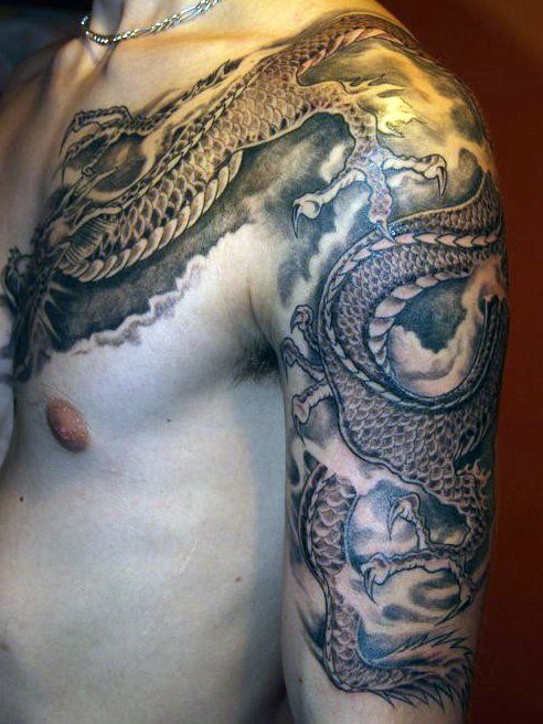 tatuaggio drago 38
