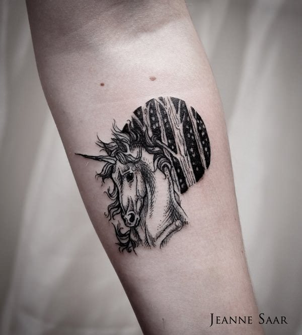 tatuaggio unicorno 130