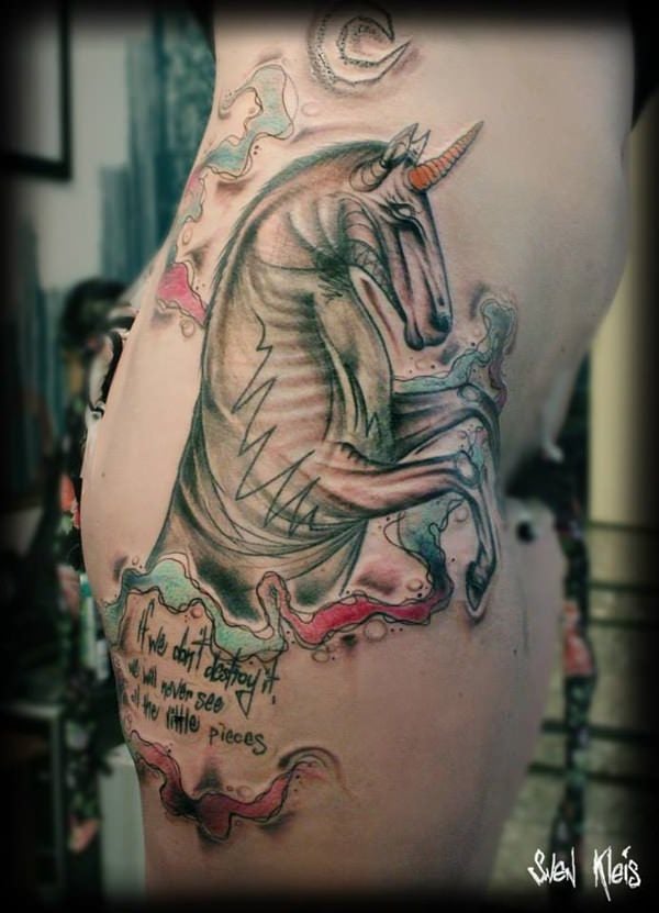 tatuaggio unicorno 418