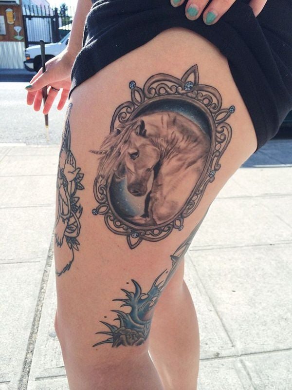 tatuaggio unicorno 438