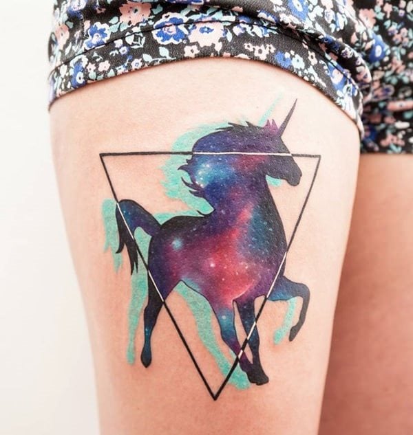 tatuaggio unicorno 446