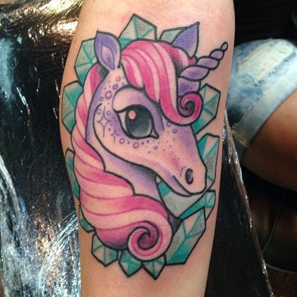 tatuaggio unicorno 454