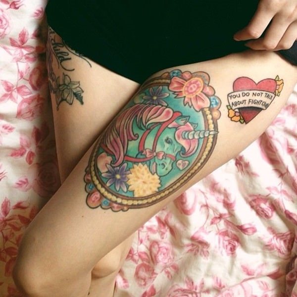 tatuaggio unicorno 462