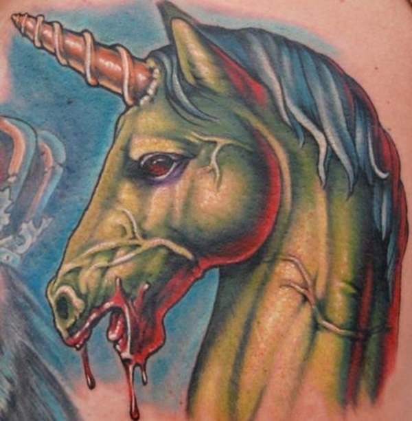 tatuaggio unicorno 466