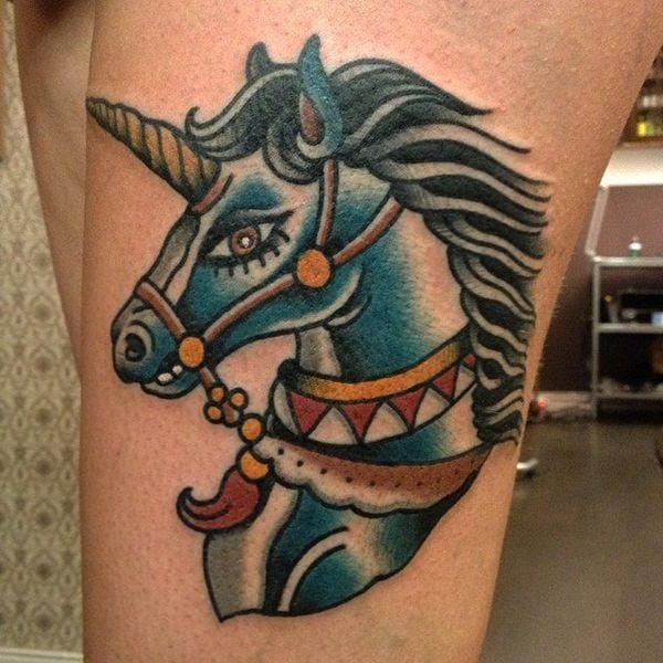 tatuaggio unicorno 58
