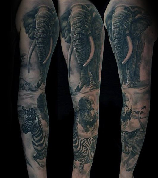 tatuaggio zebra 54