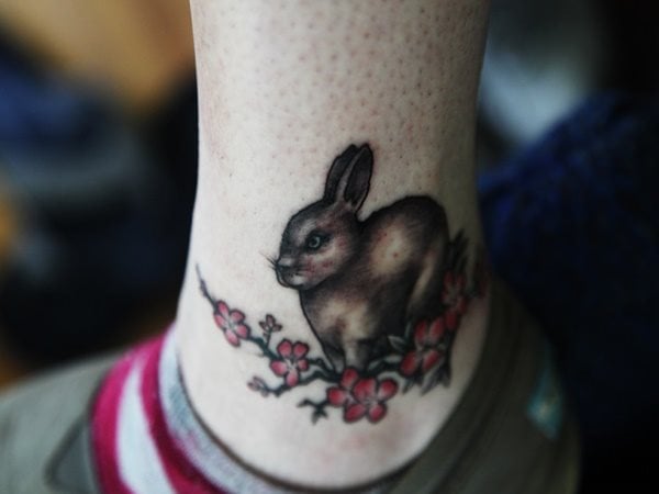 tatuaggio coniglio 77