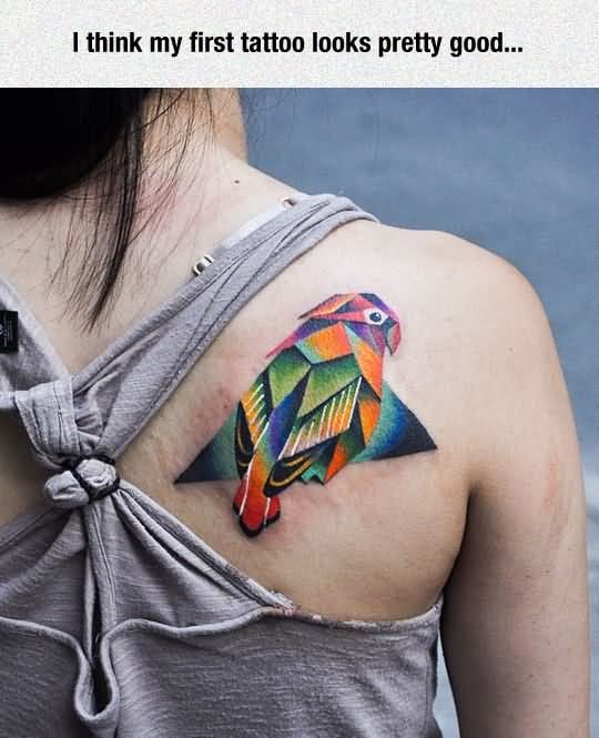 tatuaggio pappagallo 218