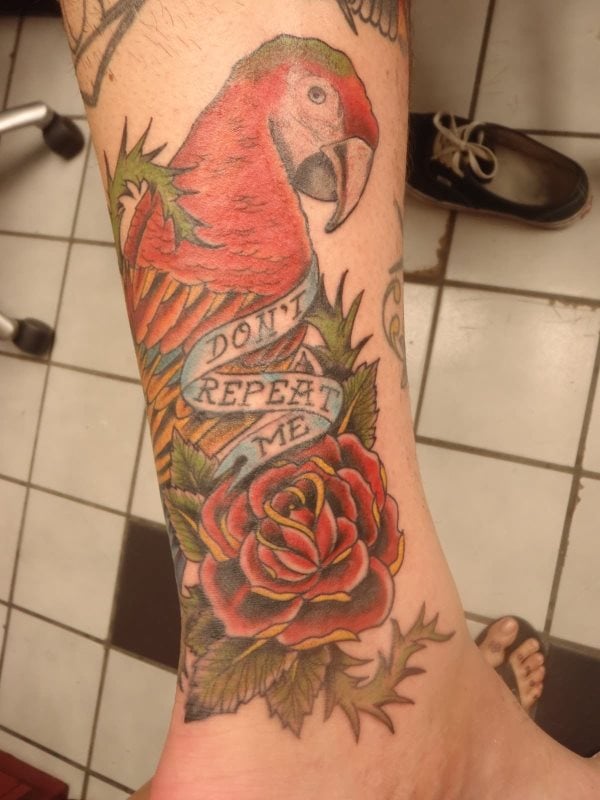 tatuaggio pappagallo 368