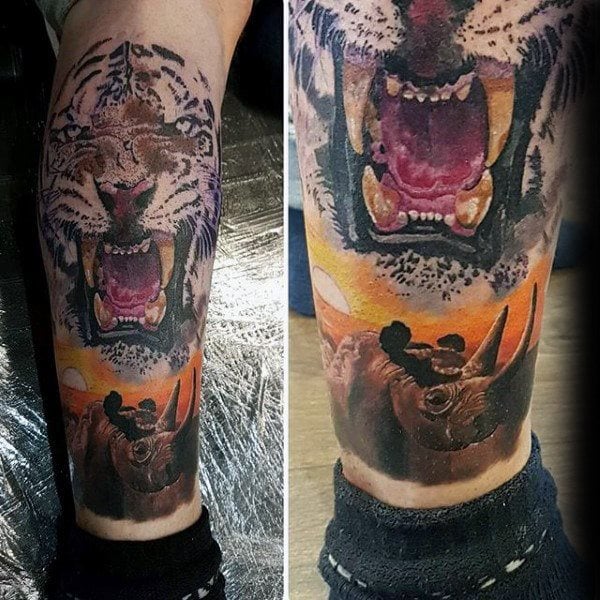 tatuaggio rinoceronte 140