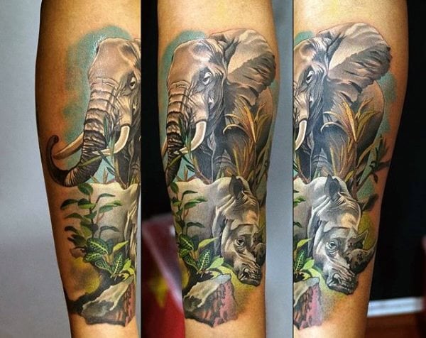 tatuaggio rinoceronte 197
