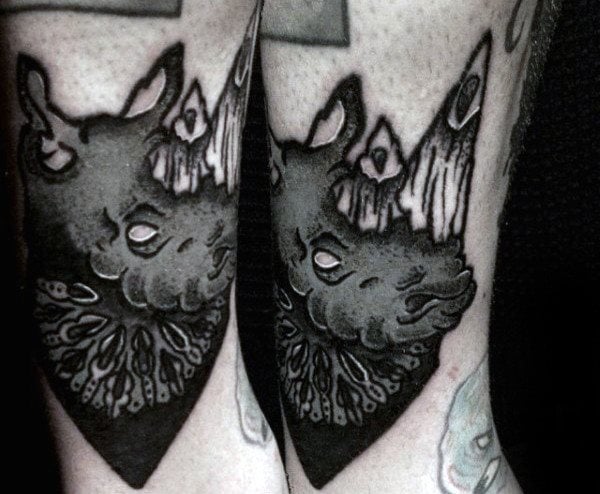 tatuaggio rinoceronte 32