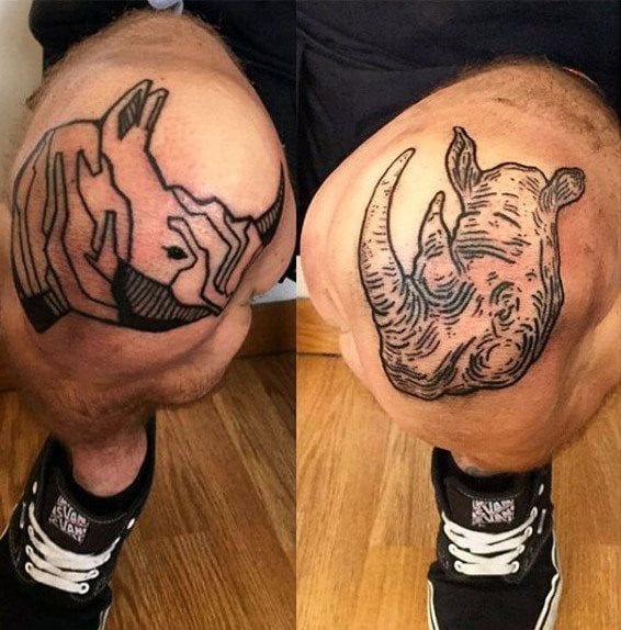 tatuaggio rinoceronte 50