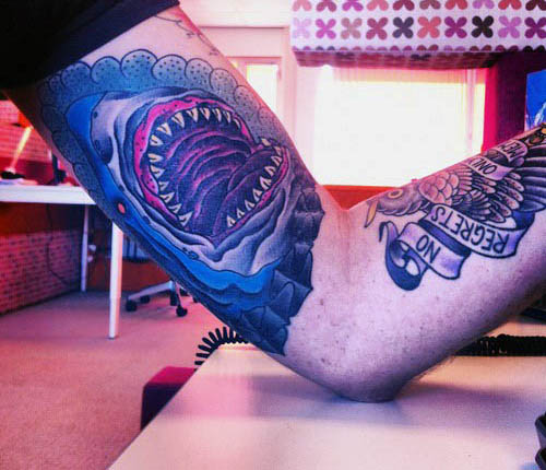 tatuaggio squalo 164