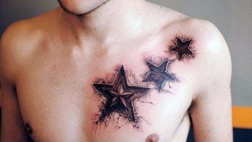 tatuaggio stella 134