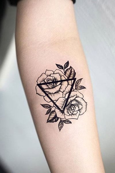 tatuaggio rosa 109