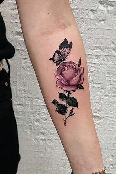 tatuaggio rosa 247