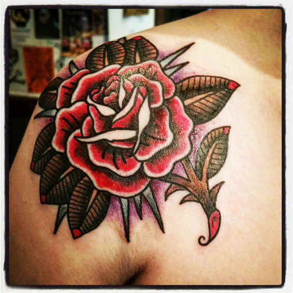 tatuaggio rosa 267