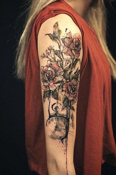 tatuaggio rosa 275