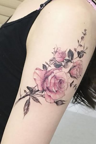 tatuaggio rosa 285