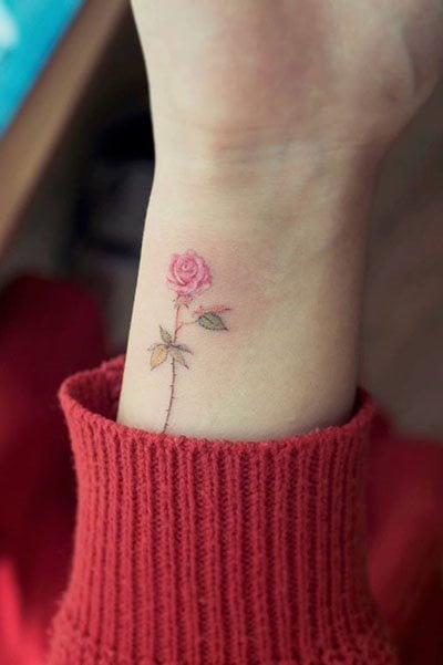 tatuaggio rosa 287