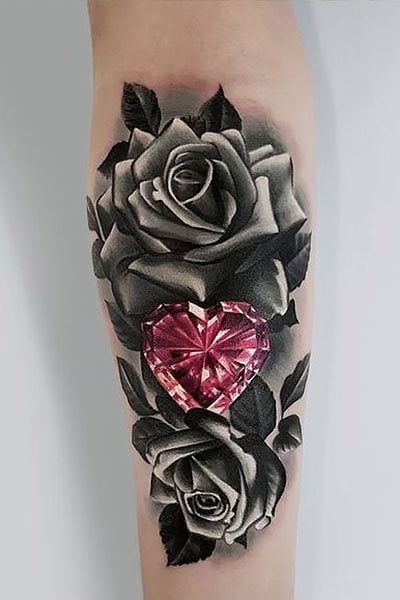tatuaggio rosa 87