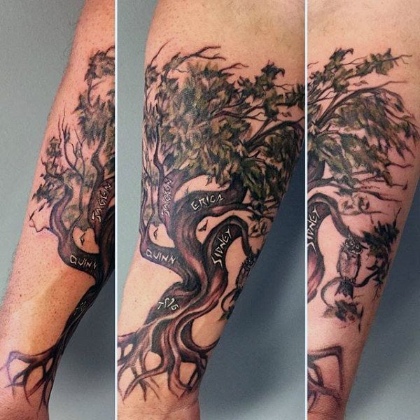 tatuaggio albero genealogico 61