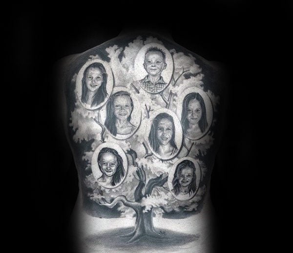 tatuaggio albero genealogico 88