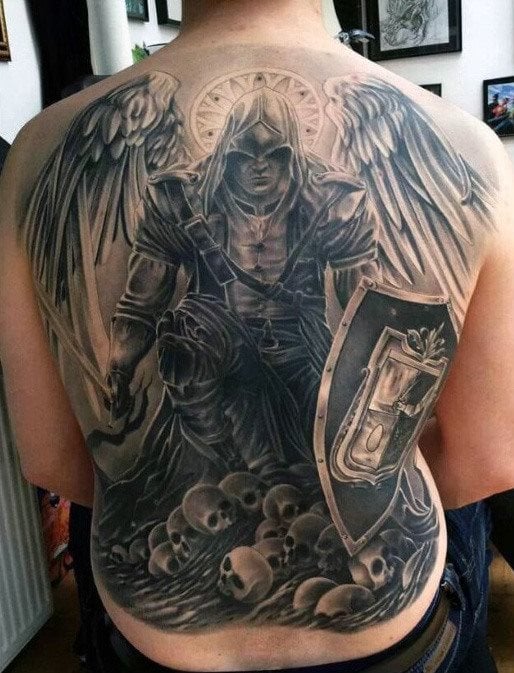tatuaggio angelo custode 221