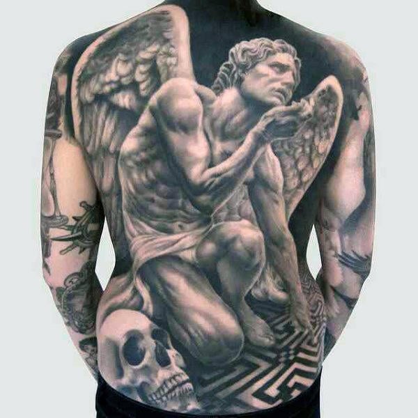 tatuaggio angelo custode 229