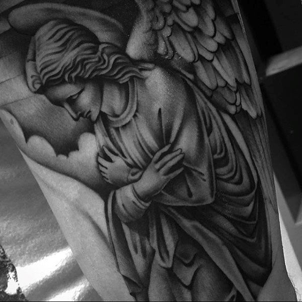tatuaggio angelo custode 341