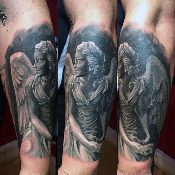 tatuaggio angelo custode 37