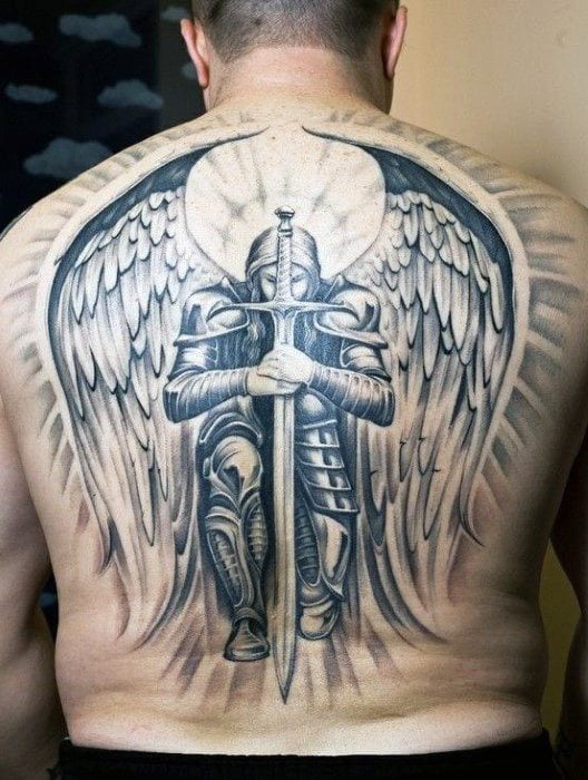tatuaggio angelo custode 377