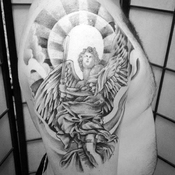 tatuaggio angelo custode 69
