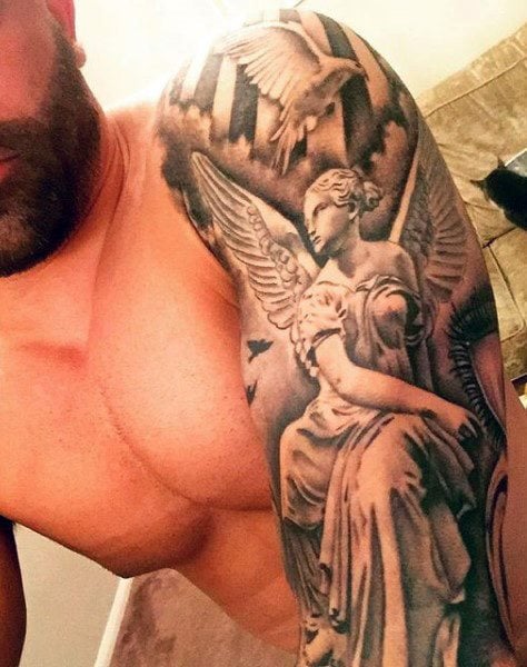tatuaggio angelo custode 85