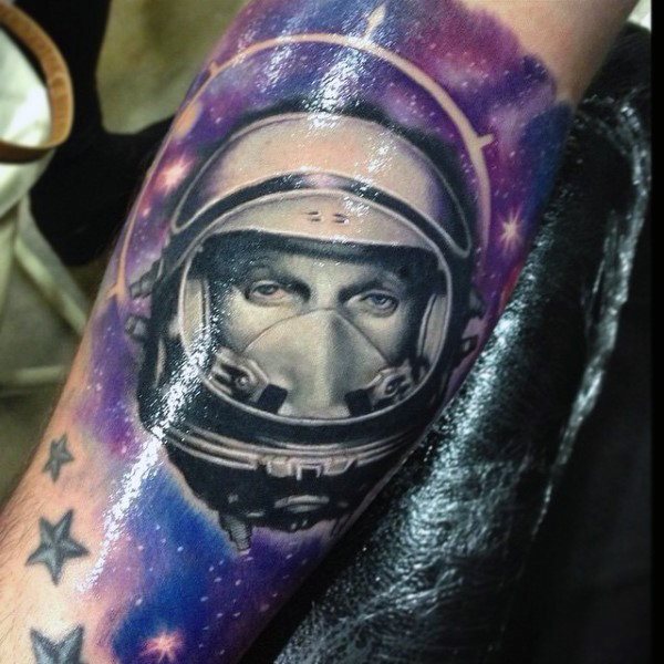 tatuaggio astronomia astronauta 329