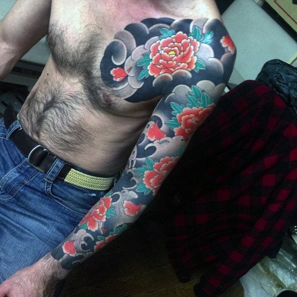 tatuaggio fiori giapponesi 39