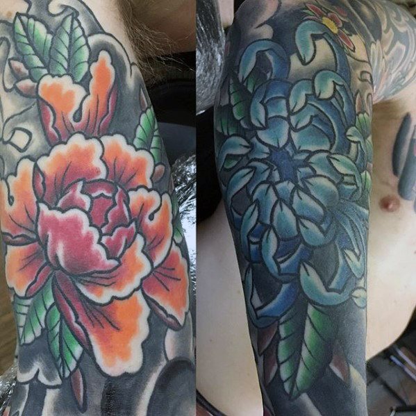 tatuaggio fiori giapponesi 83