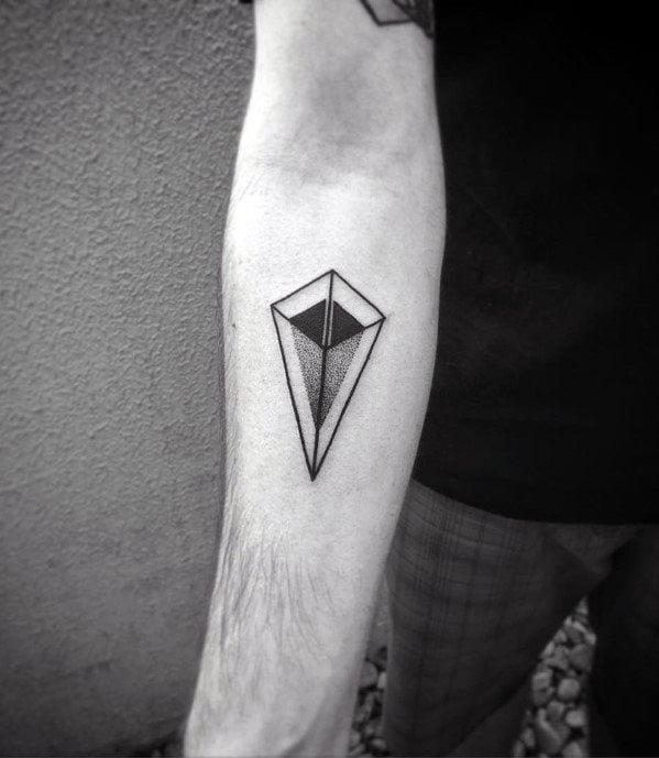 tatuaggio freccia geometrica64