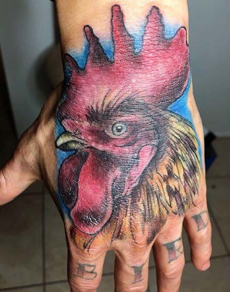 tatuaggio gallo 133