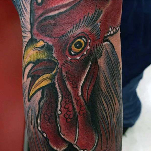 tatuaggio gallo 137