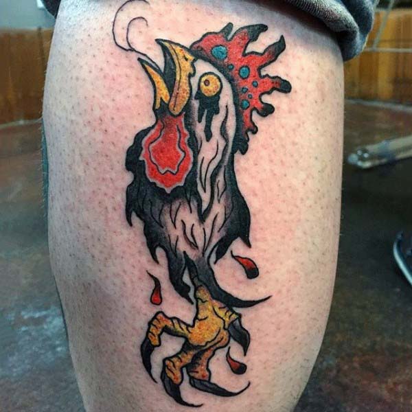 tatuaggio gallo 181