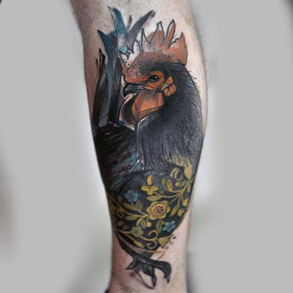 tatuaggio gallo 189