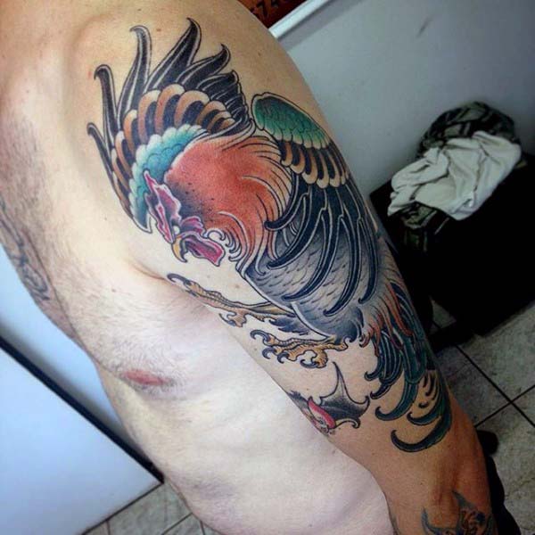 tatuaggio gallo 21