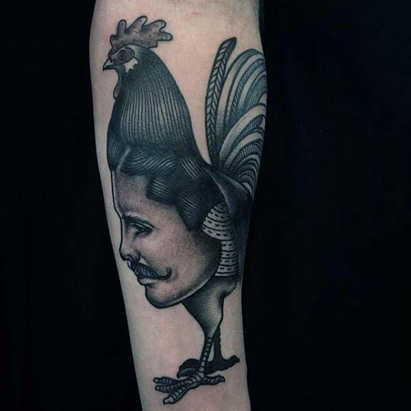 tatuaggio gallo 213