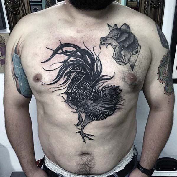 tatuaggio gallo 241
