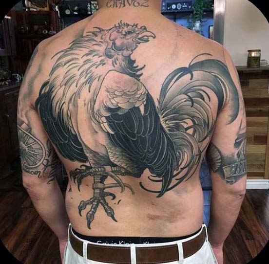 tatuaggio gallo 373