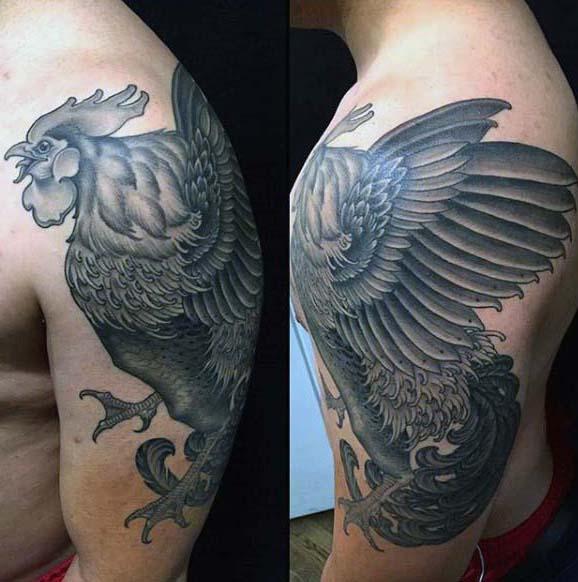 tatuaggio gallo 401