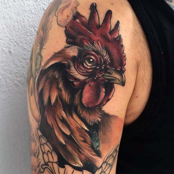 tatuaggio gallo 49