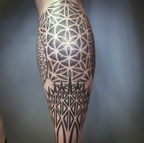 tatuaggio geometria sacra 141